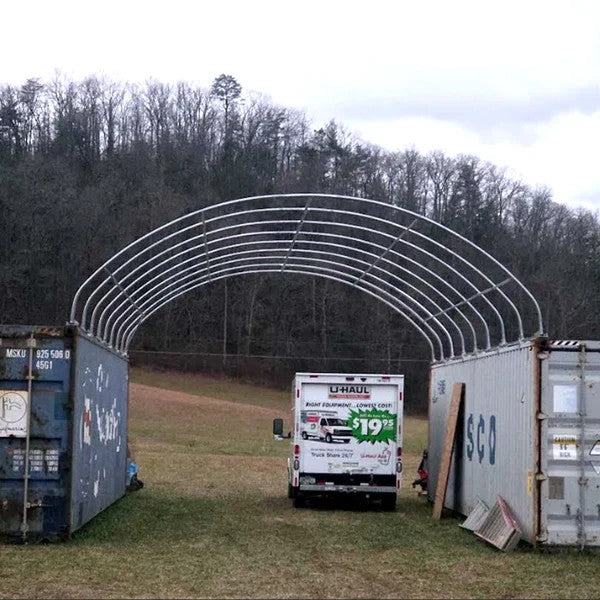 20'x40' Heavy Duty 15oz PVC Fabric Container Shelter Canopy Building Tent