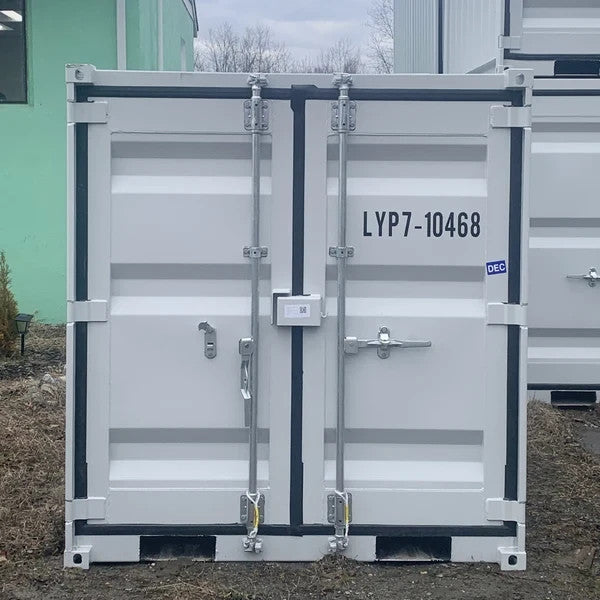 7FT Cubic Shipping Container | Lockable Door & Window | Portable Office Storage