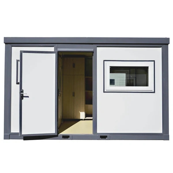Bastone 13x7FT Mobile Prefab Office Cabin with Bathroom & Bedroom Portable House
