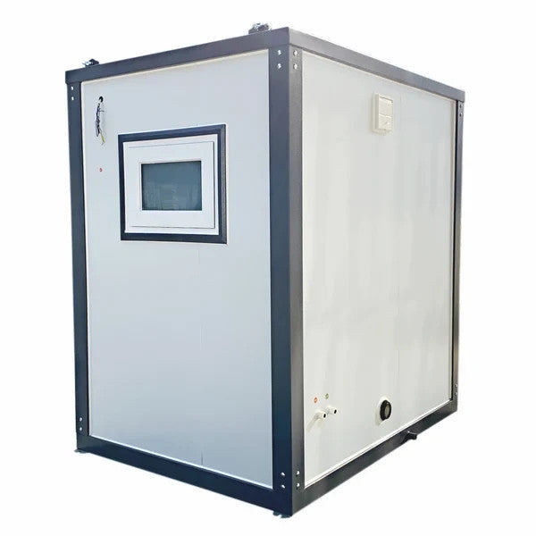 Bastone Portable Restroom W/ Shower Curtain Style for Outdoor Use| Mobile Toilet
