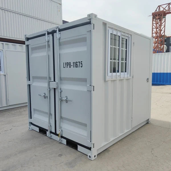 7FT Cubic Shipping Container | Lockable Door & Window | Portable Office Storage