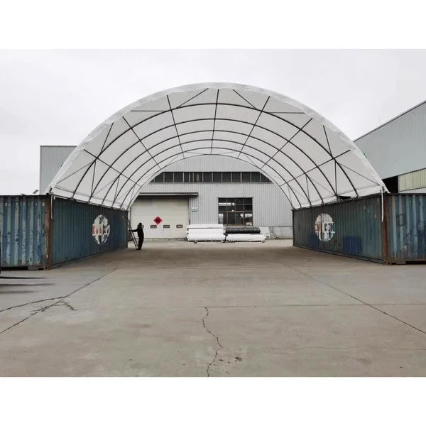 40x40x13FT Shipping Container Canopy Shelter *11oz PE* Industrial Storage