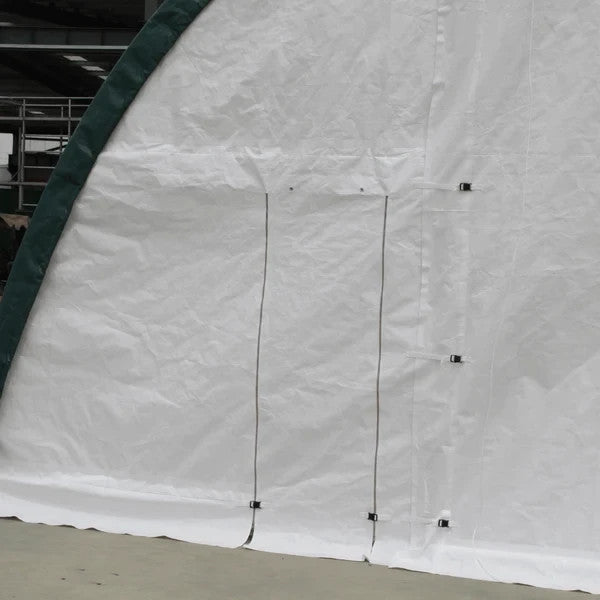 40x80x20 FT Heavy Equipment Storage Shelter 11oz PE Fabric Building