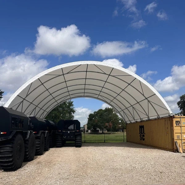40x40x13FT Shipping Container Canopy Shelter *11oz PE* Industrial Storage