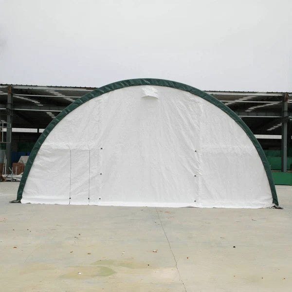 40x80x20 FT Heavy Equipment Storage Shelter 11oz PE Fabric Building