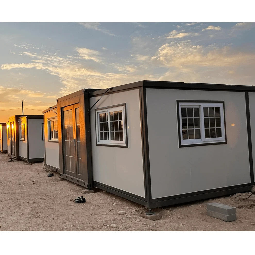 Bastone 20x20x8FT Mobile Expandable Prefab House  Prebuilt Home Portable Office