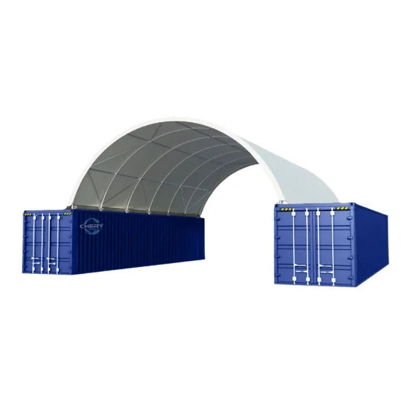 40x40x13FT Shipping Container Canopy Shelter *11oz PE* Industrial Storage