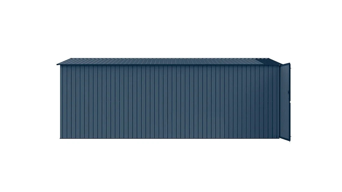13' x 20' Heavy Duty Metal Storage Shed Steel w/ Double Front & Side Doors