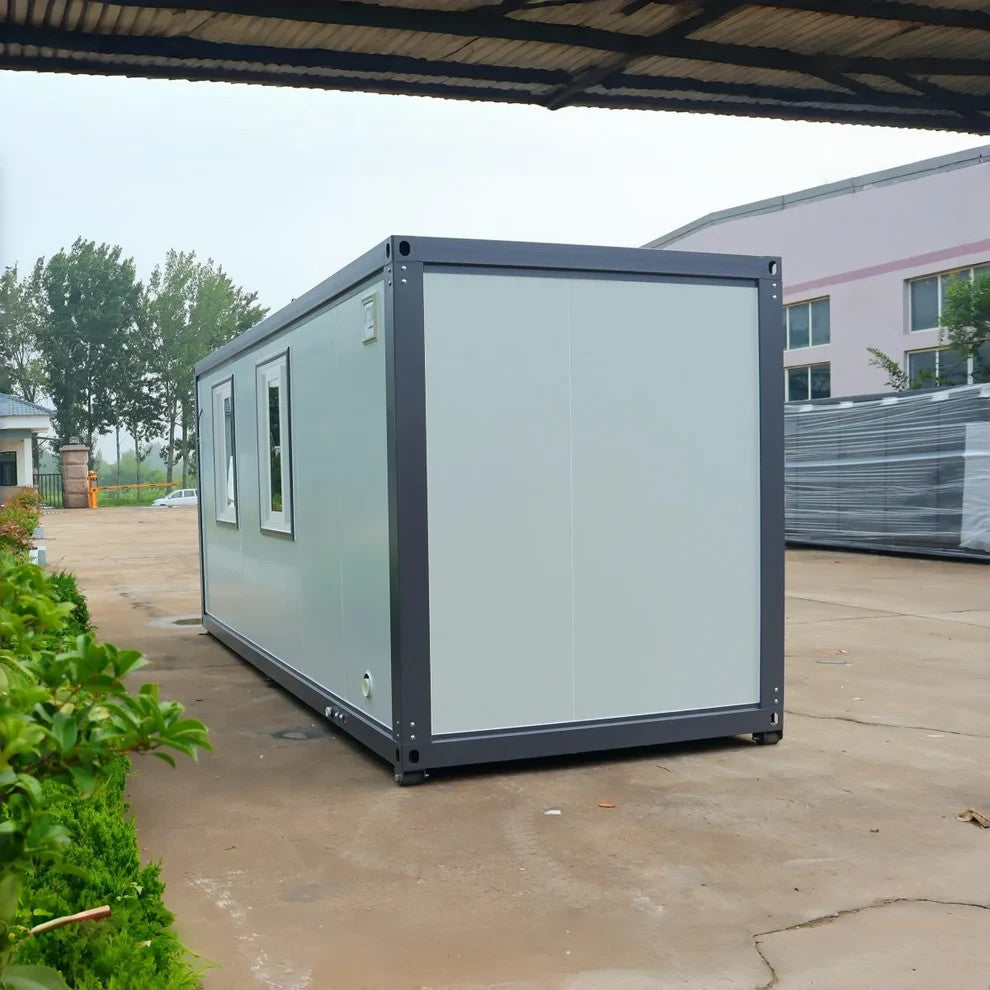 Bastone 20x7FT Mobile Prefab Office | Prebuilt Portable Home with Bathroom