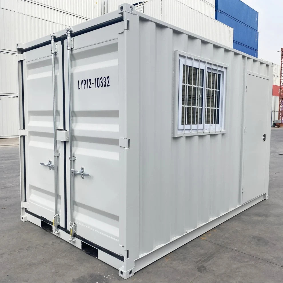 12ft Small Cubic Shipping Container Portable Home for Camping Spot & Shop