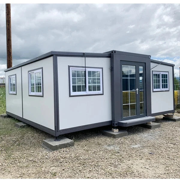 Bastone 20x20x8FT Mobile Expandable Prefab House  Prebuilt Home Portable Office
