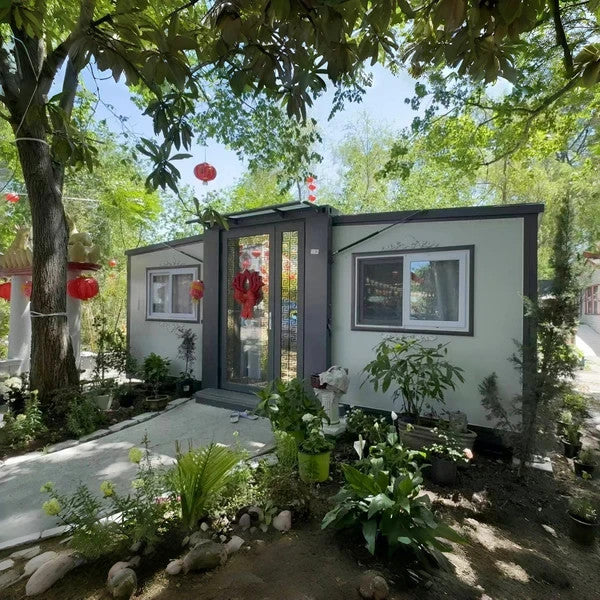 Bastone 20x20x8FT Mobile Expandable Prefab House  Prebuilt Home Portable Office