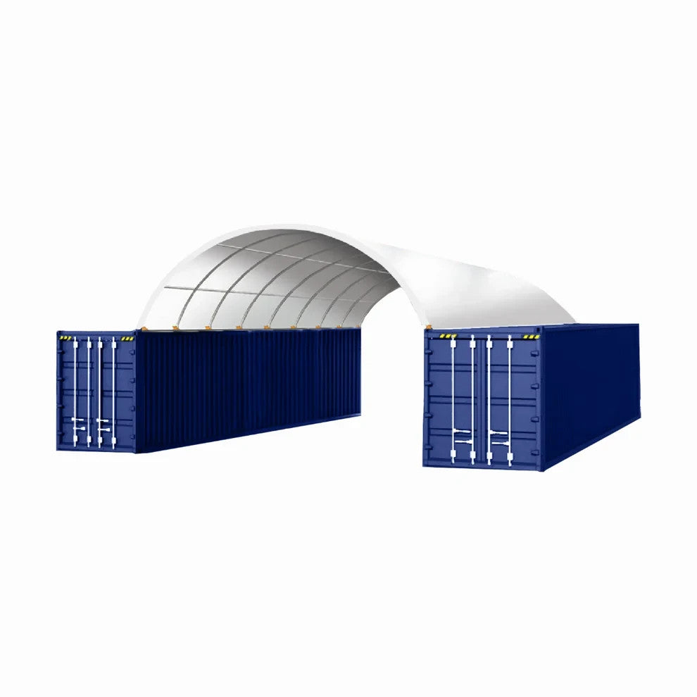 20'x40' Heavy Duty 15oz PVC Fabric Container Shelter Canopy Building Tent