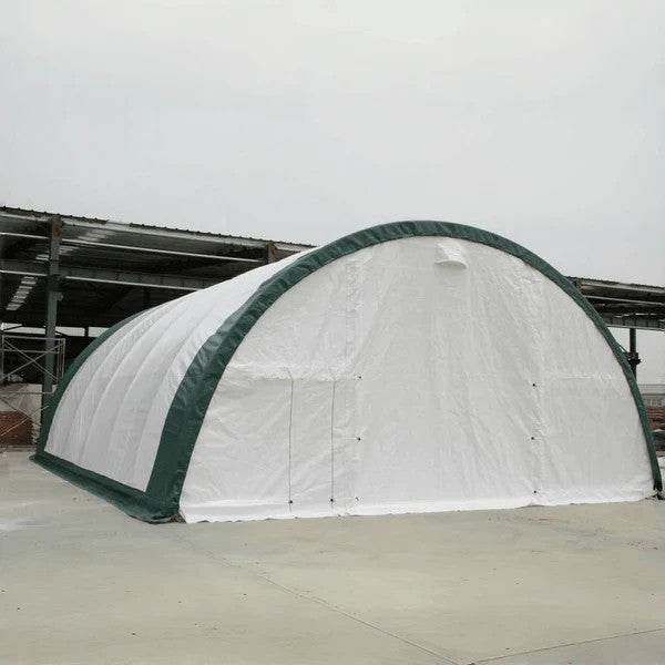 30x65x15 FT Farm Equipment Storage Shelter Hay Barn 11oz PE Fabric Building