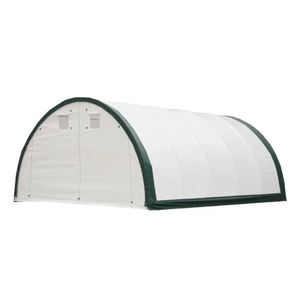 20x30x12 FT Storage Shelter 11oz PE/15oz PVC Fabric Hoop Building for RV Boat