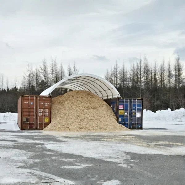 20'x40' Heavy Duty 15oz PVC Fabric Container Shelter Canopy Building Tent