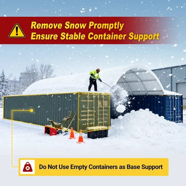 20x40FT Container Shelter Canopy Building | 18OZ PVC | Easy Install