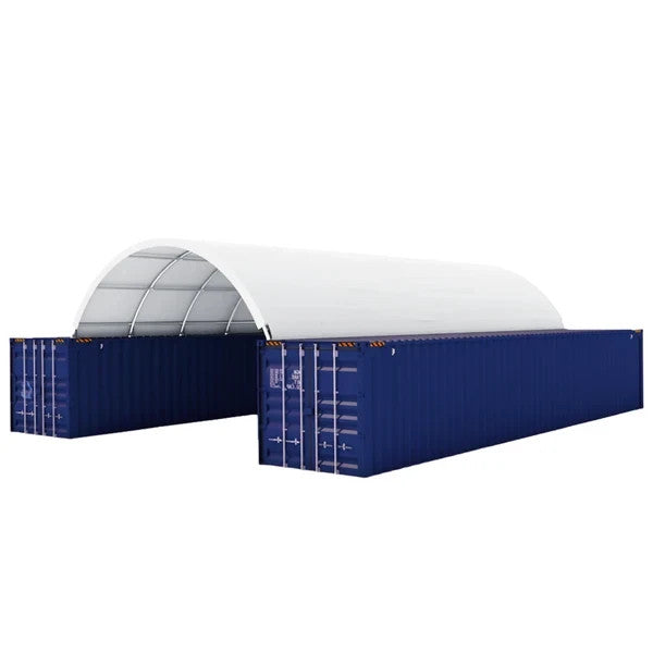 20x40FT Container Shelter Canopy Building | 18OZ PVC | Easy Install