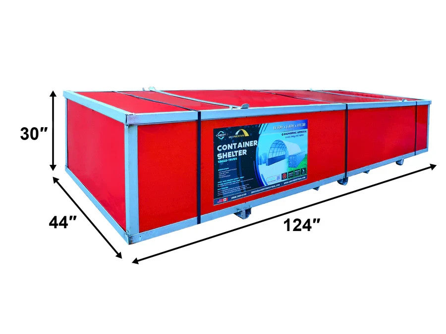40x40x13FT Shipping Container Canopy Shelter *11oz PE* Industrial Storage