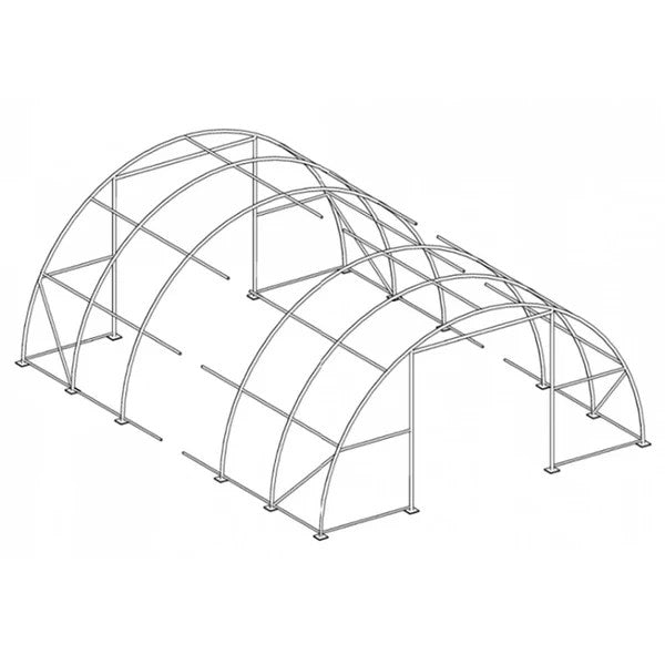 30x65x15 FT Farm Equipment Storage Shelter Hay Barn 11oz PE Fabric Building