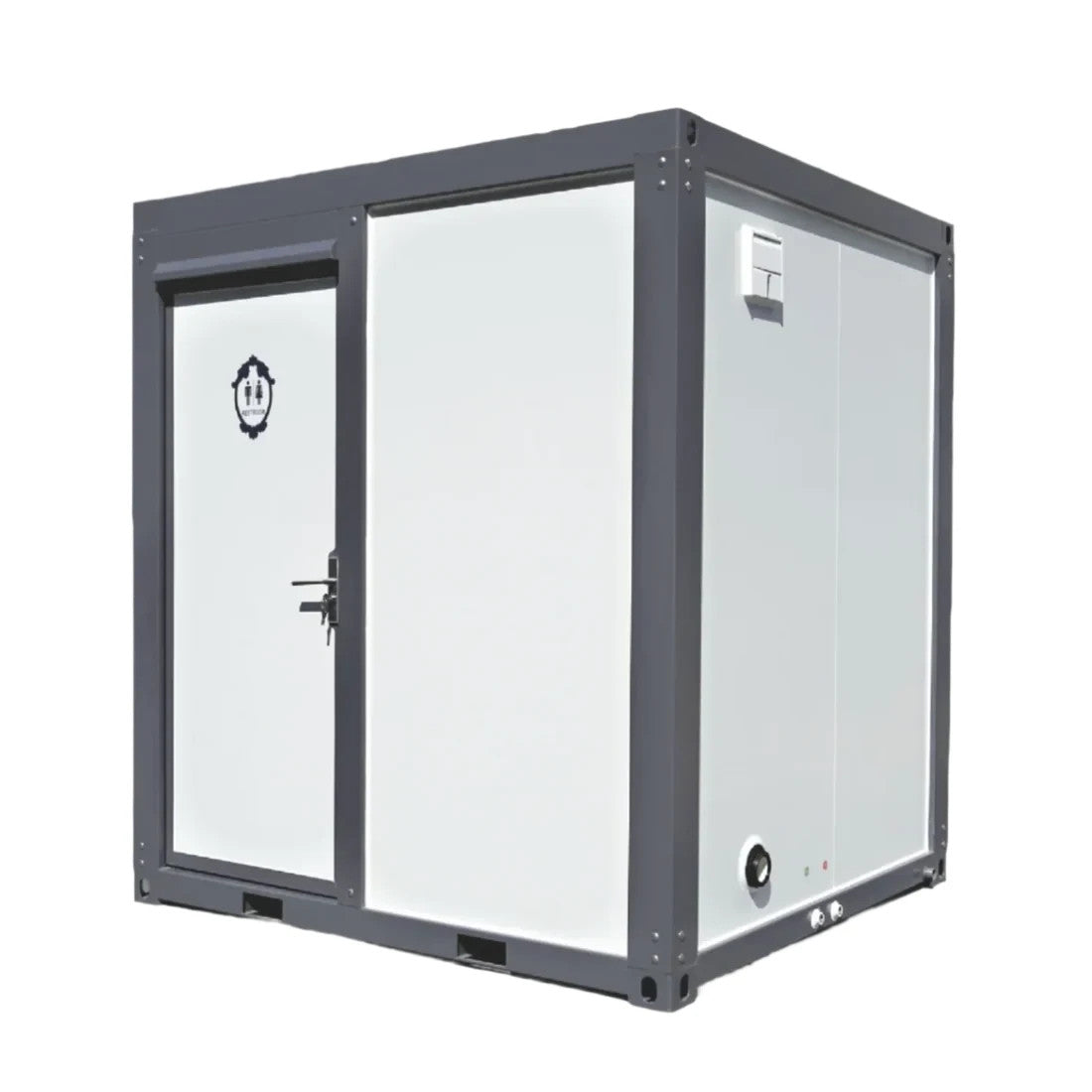 Bastone Portable Private Toilet Stall w/ Sink Vent & Shower Restroom 85x75x94.5