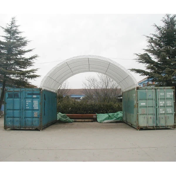 20'x20'Shipping Container Canopy Shelter Kit | 18OZ PVC | Industrial Tent