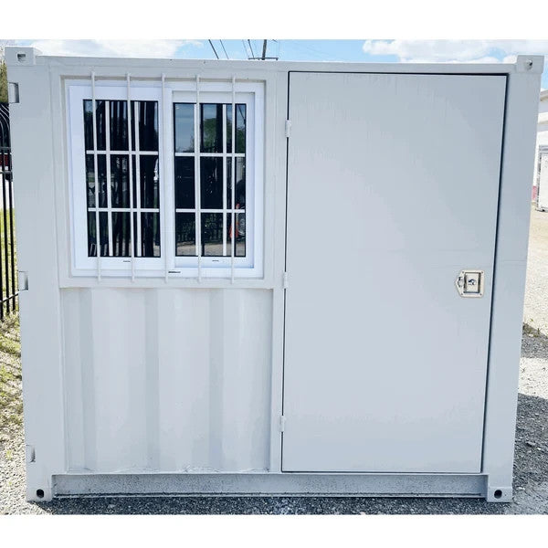 7FT Cubic Shipping Container | Lockable Door & Window | Portable Office Storage