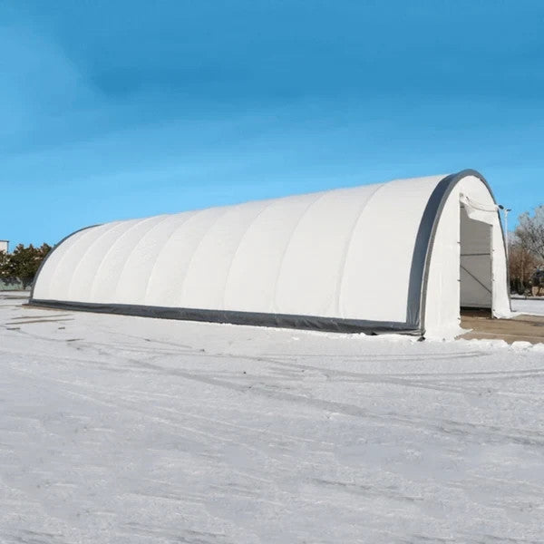 40x80x20 FT Heavy Equipment Storage Shelter 11oz PE Fabric Building