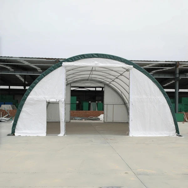 30x65x15 FT Farm Equipment Storage Shelter Hay Barn 11oz PE Fabric Building