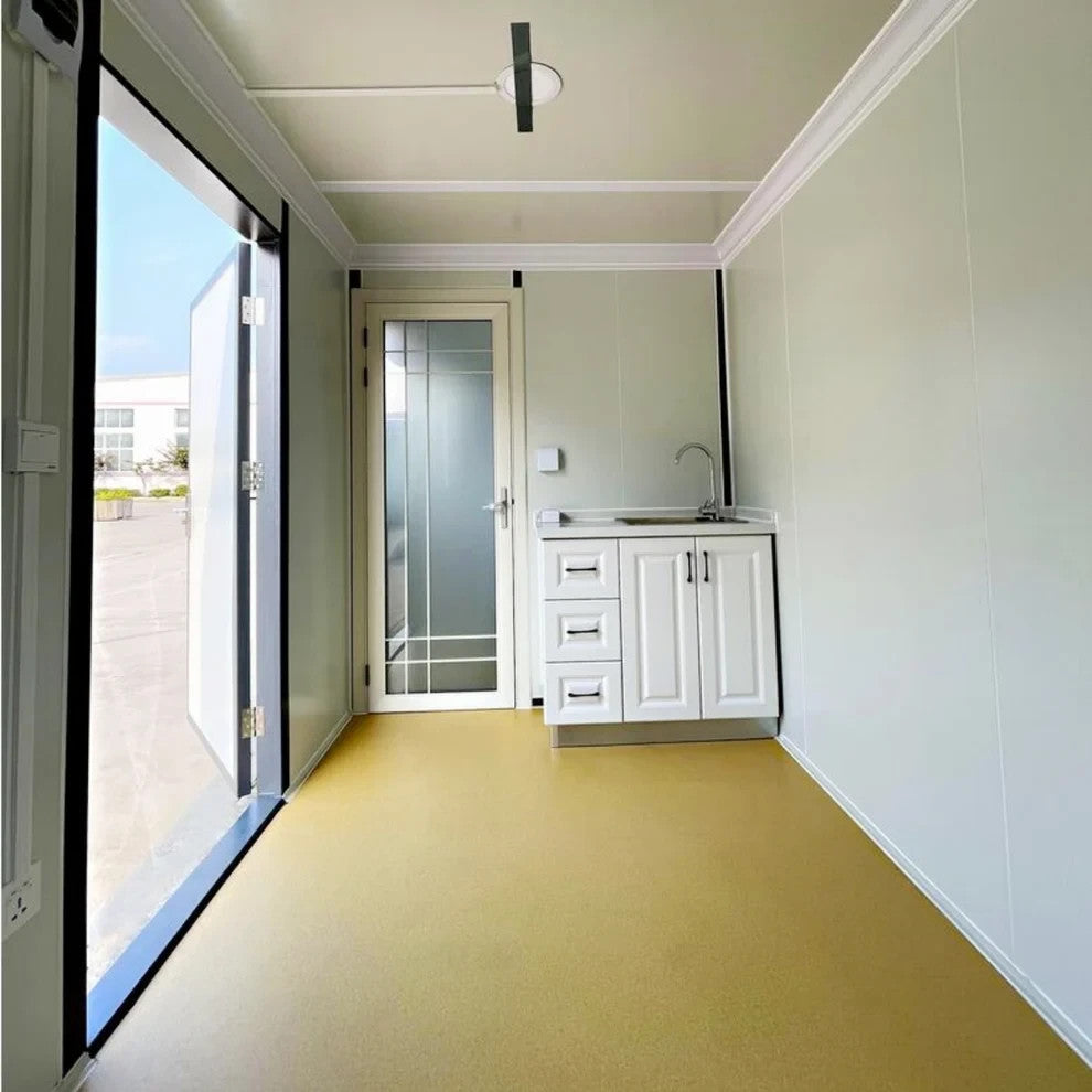 Bastone 20x7FT Mobile Prefab Office | Prebuilt Portable Home with Bathroom